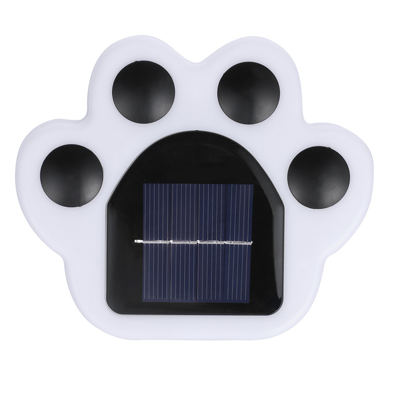 Solar LED Paw Garden Light