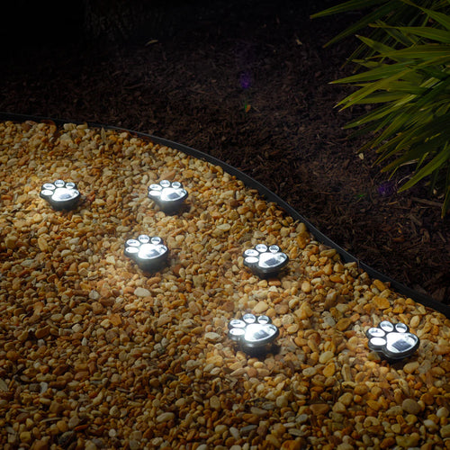 Solar Paw Garden LED Light